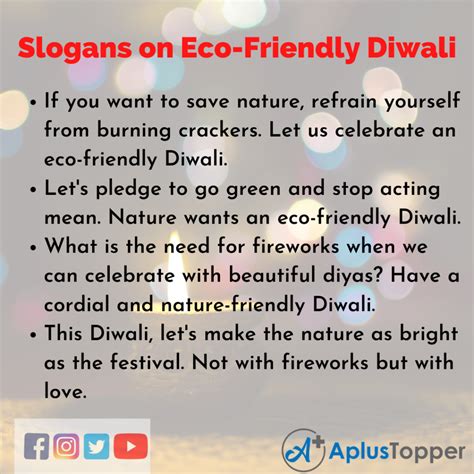 Slogans on Eco-Friendly Diwali | Unique and Catchy Slogans on Soldiers in English - A Plus Topper