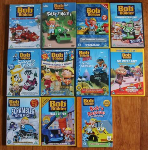 BOB THE BUILDER complete movie 11 dvd MEGA collection job lot BUNDLE joblot £21.90 - PicClick UK