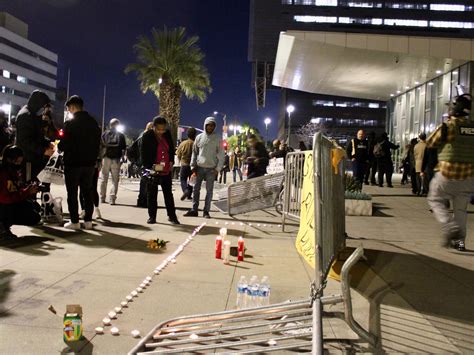 Protest Held In Downtown Los Angeles After Police Killing: Photos | Los ...