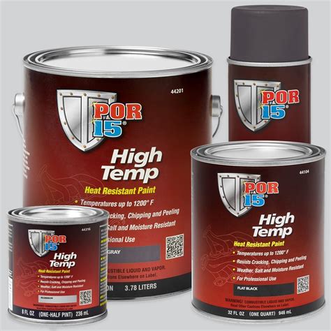 POR-15 - 44104 - High Temp Heat Resistant Paint – 66autocolor