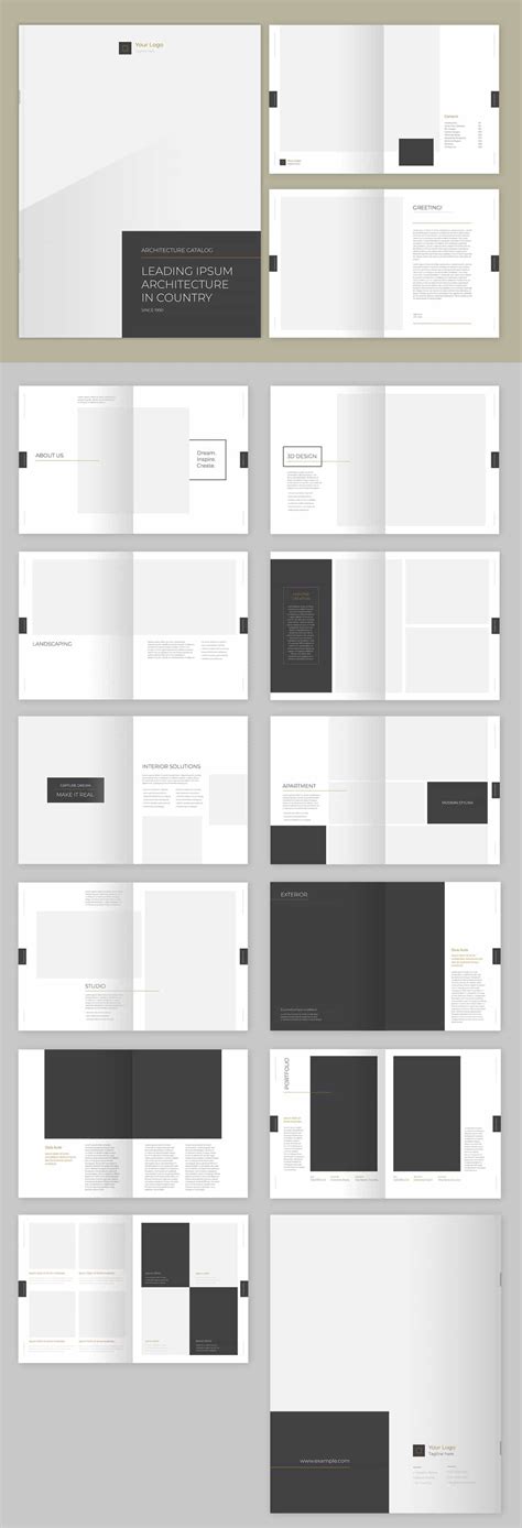 Architecture Student Portfolio Layout