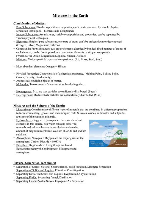 Mixtures in the Earth, Radioisotopes, Chemistry Trends, The Acidic Environment | Chemistry ...