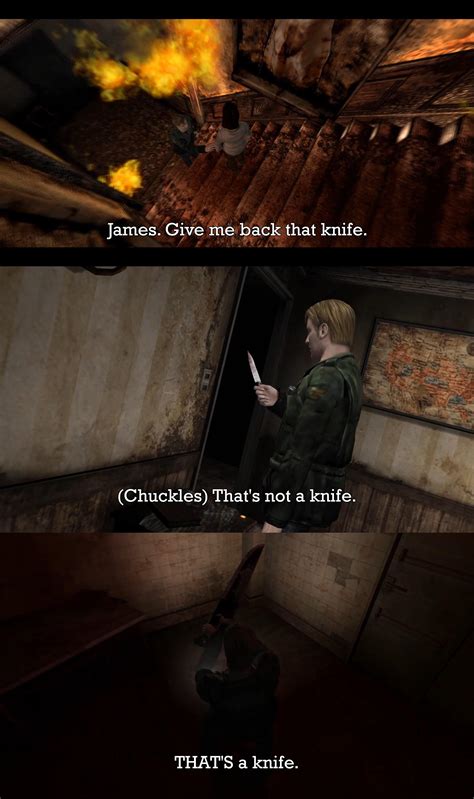 The real reason James didn't return the knife to Angela : r/silenthill