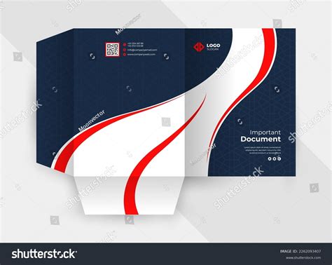 Modern Presentation Folder File Cover Design Stock Vector (Royalty Free ...