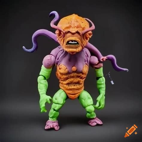 Action figure style octopus toy on Craiyon