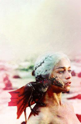 Daenerys Targaryen and Drogon - Game of Thrones Fan Art (38901597) - Fanpop