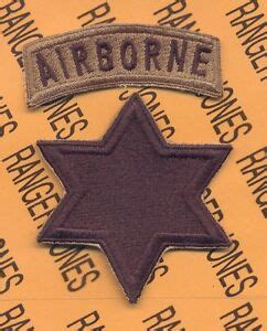 6th INFANTRY DIVISION AIRBORNE Foreign Made patch OD #1 | eBay