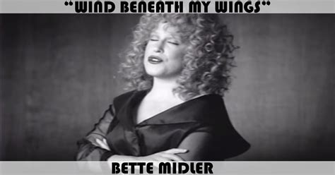 "Wind Beneath My Wings" Song by Bette Midler | Music Charts Archive