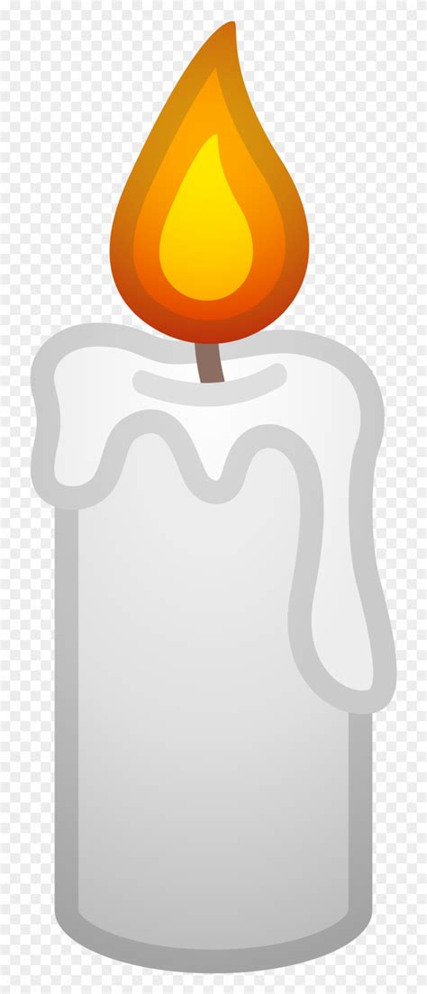 Open - Android Candle Emoji, HD Png Download - 2000x2000(#169659) - PngFind