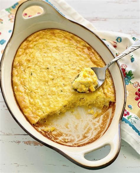 Southern Corn Pudding Recipe - Quiche My Grits