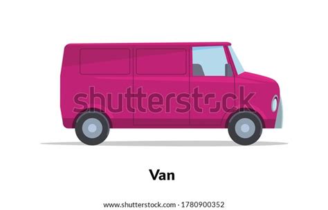 Van Side View Vector Stock Flat Stock Vector (Royalty Free) 1780900352 ...