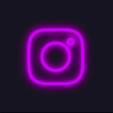 Instagram Neon Logo Purple - Purple neon letter k this logo design is perfect if you need ...