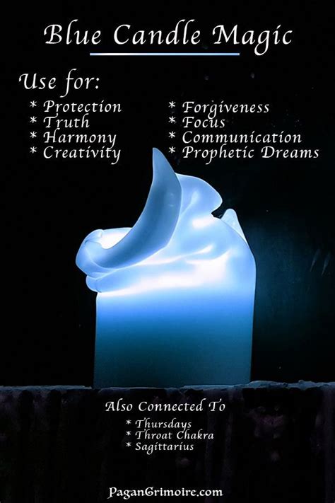 Blue Candle Magic - What Do Blue Candles Mean? | Candle magic, Blue ...