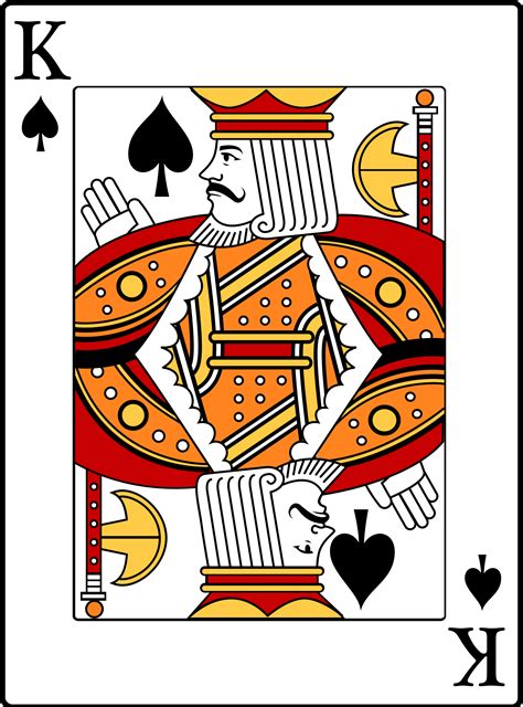 Clipart - King of Spades