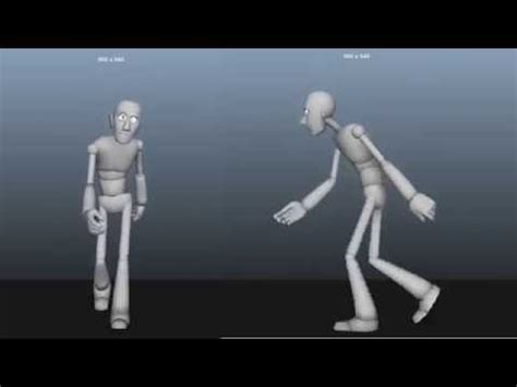 Maya 3D Animation: Walk Cycle - YouTube