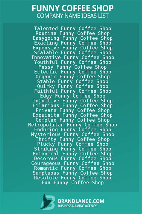 855+ Funny Coffee Shop Name Ideas List Generator (2025)