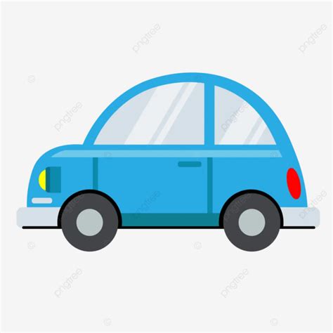 Cute Blue Car Cartoon 2d Vector, Car Clipart, Cute Clipart, Cartoon Clipart PNG and Vector with ...