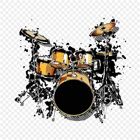 Drum Set Clipart Birthday