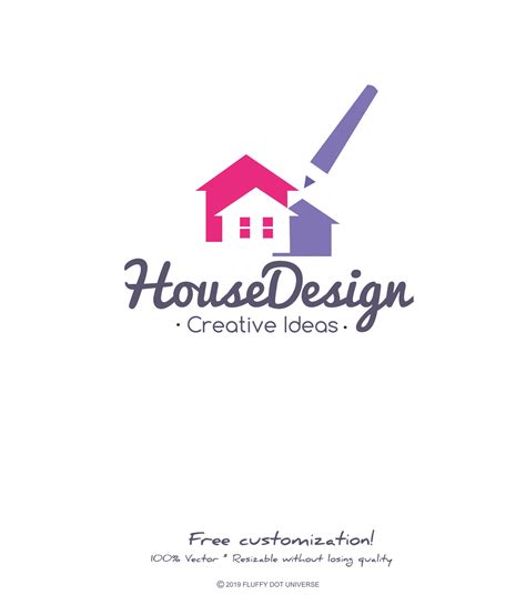 Logotipo de diseño de la casa, logotipo del apartamento, logotipo del ...