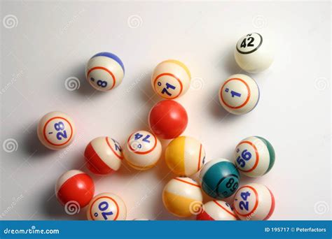 Bingo balls stock image. Image of challenge, endanger, fling - 195717
