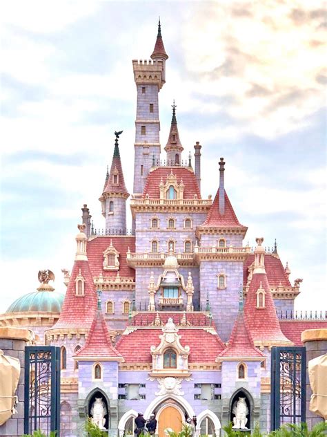 First Look at Beauty and the Beast Castle at Tokyo Disneyland | Chip ...