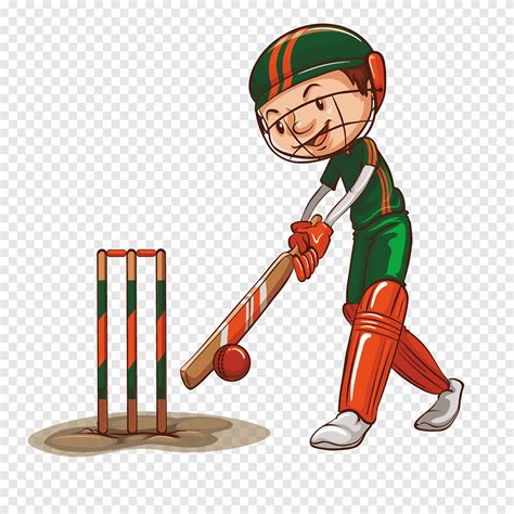 Sport Cricket, cartoon boy baseball illustration, cartoon Character, happy Birthday Vector ...