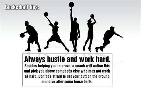 Basketball tips: Always hustle and work hard. | Basketball quotes, Basketball tips, Basketball ...