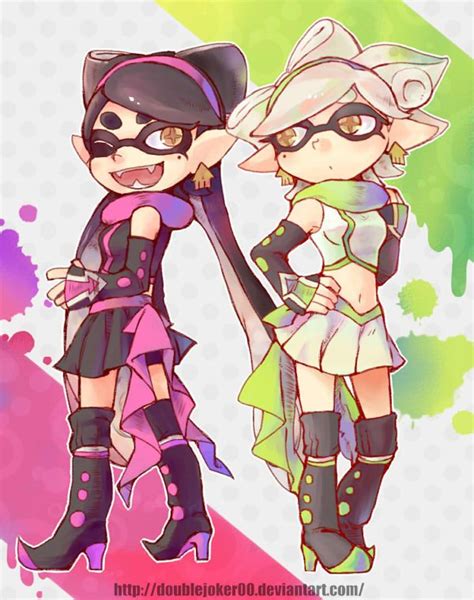 Splatoon Games, Splatoon 2 Art, Splatoon Comics, Splatoon Squid Sisters, Pearl And Marina ...