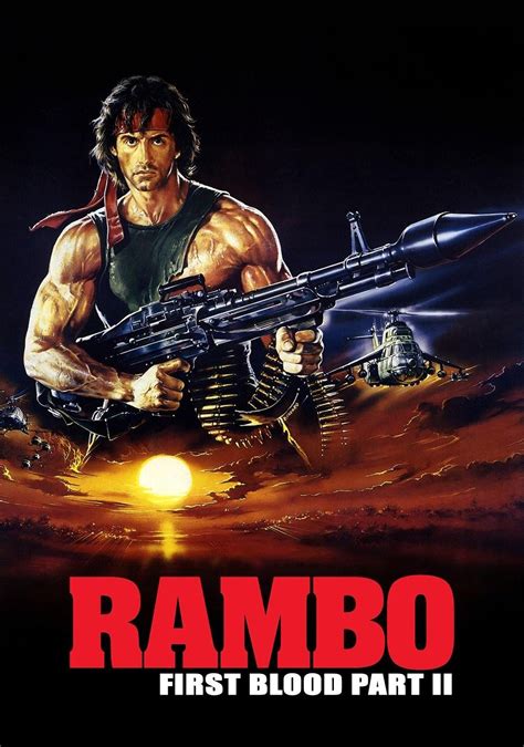 Pôster │ Rambo II - A Missão (1985) - LOUCADEMIA DE CINEMA