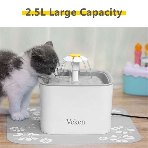 Veken Automatic Pet Fountain – Product Review - GeoZoo.org