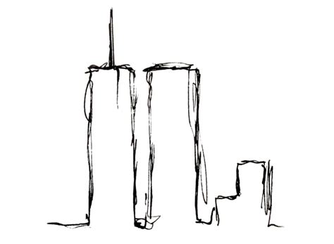 Twin Towers 911 Drawing