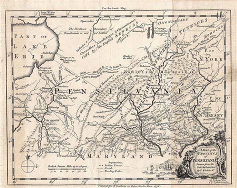 1756 Pennsylvania map, French and Indian War. Research for Northkill, Book 1 of my Northkill ...