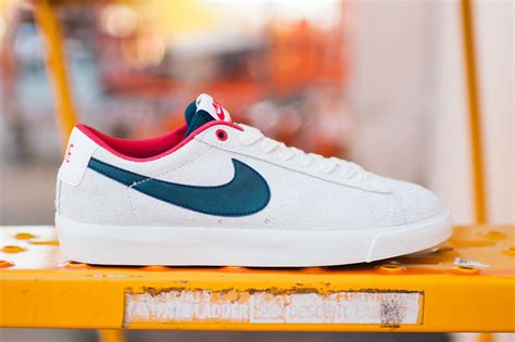 Nike SB Blazer Low GT White Obsidian Red - Sneaker Bar Detroit