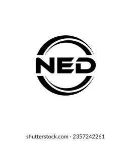 Ned Logo Design Inspiration Unique Identity Stock Vector (Royalty Free ...