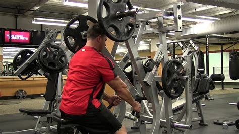 Hammer Strength Isolateral Single Arm Low Row - YouTube