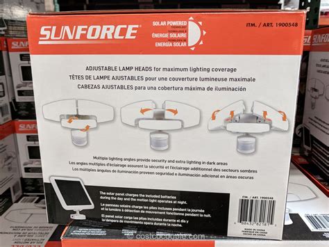 SunForce Solar Motion Security Light