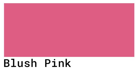 Blush Pink Color Codes The Hex Rgb And Cmyk Values That You Need | Images and Photos finder