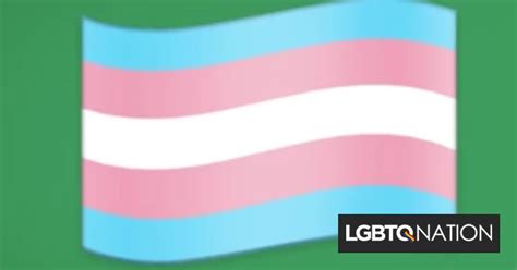 The transgender flag emoji has finally arrived - LGBTQ Nation