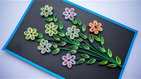 Mothers day - Quilling Flower - How to make Quilling Flowers - Quilling for Beginners - DIY 💚 ...