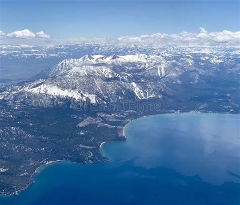 Aerial view of lake tahoe stock image. Image of holiday - 16759403