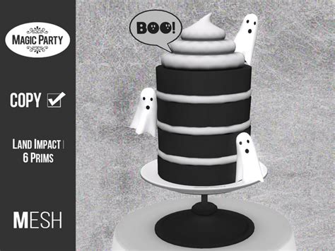 Second Life Marketplace - BOO Cake - Halloween