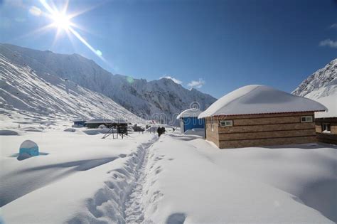 Snow Covered Peaks and Mountain in Himalaya India. Stock Photo - Image of glacier, snow: 272257968