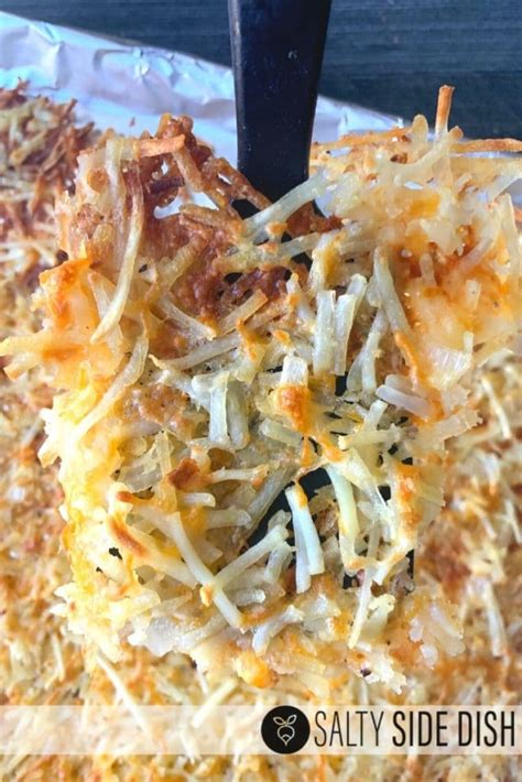 Hash Browns in Oven (Crispy and Cheesy Recipe!) | EASY Breakfast