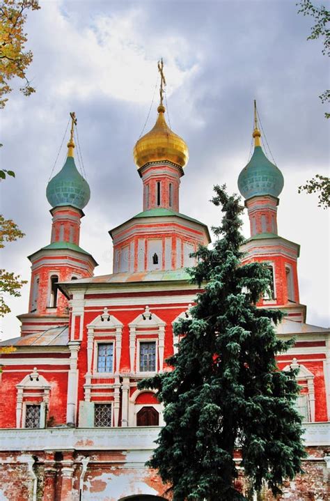 Architecture of Novodevichy Convent in Moscow. Stock Image - Image of ...