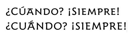 Strategies for inverted exclamation and question marks — TypeDrawers