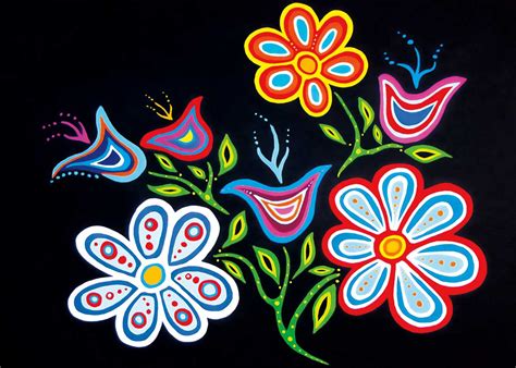 Happy Flower Diamond Art Kit – Indigenous Collection