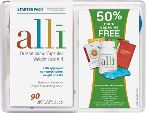 Fast Weight Loss & Health Care: Alli Starter Pack 60 Count With 30 Free Capsule Reviews