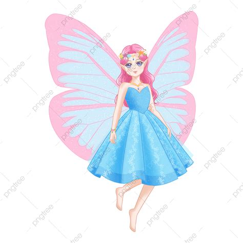 Butterfly Fairy Clipart PNG Images, Butterfly Girl Animation Butterfly ...