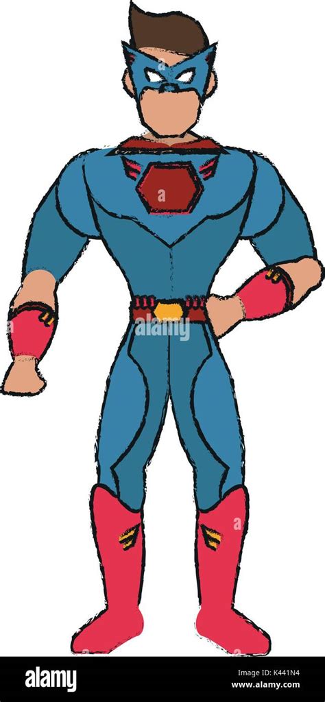 Superhero character cartoon Stock Vector Image & Art - Alamy