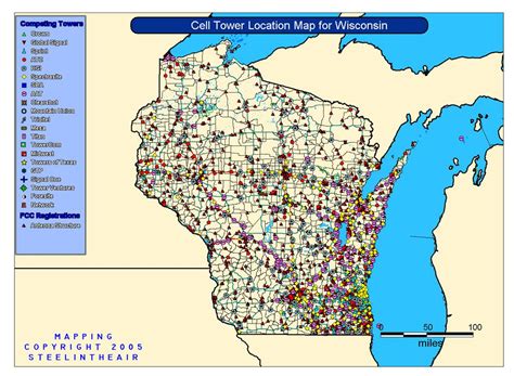 Cell Tower Location Maps for each State – Cell Tower